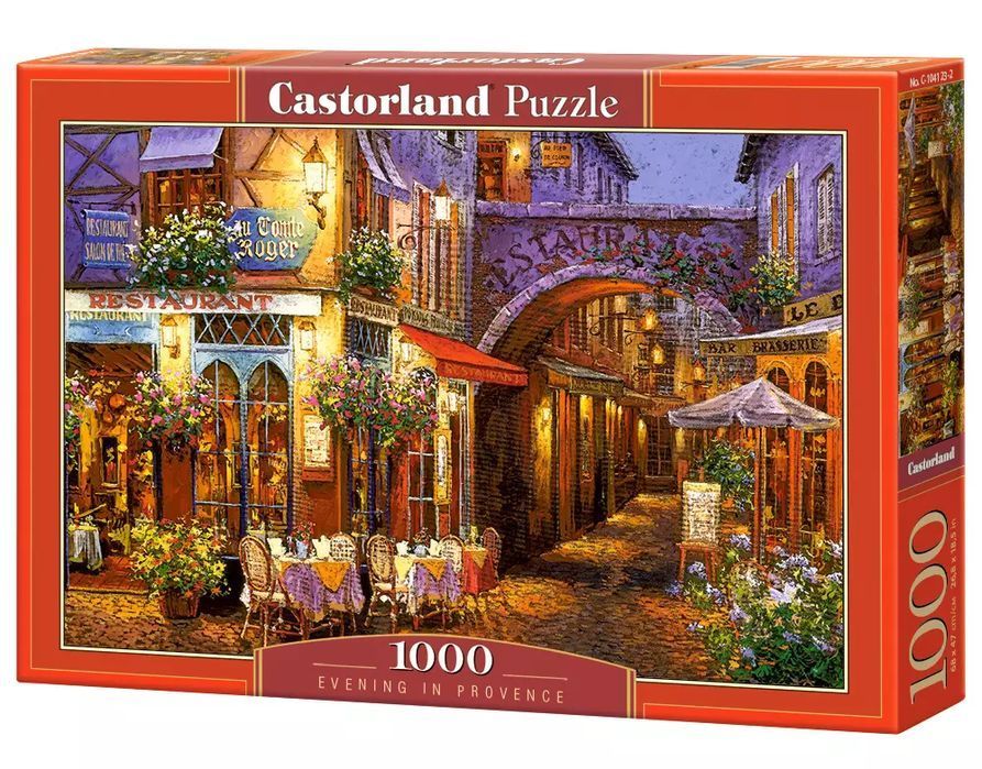 Puzzle 1000 elementów. Evening in Provence. Castorland