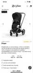 Conjunto carinho e cadeiras auto CYBEX