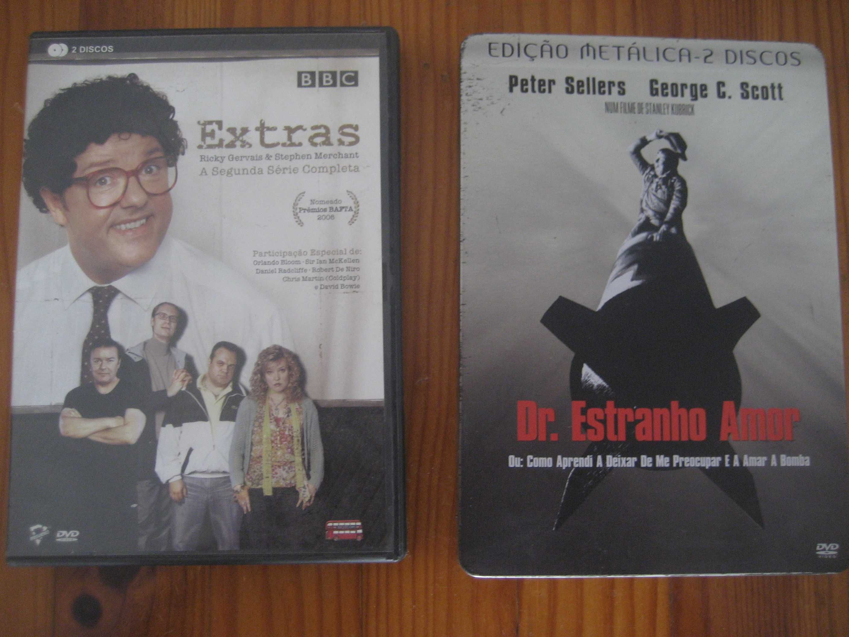 Dezenas de DVDs de filmes de todos os géneros (A-E)