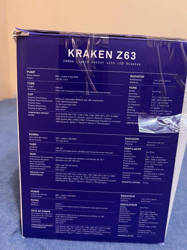 Водяне охолодження NZXT Kraken Z63 (RL-KRZ63-01)