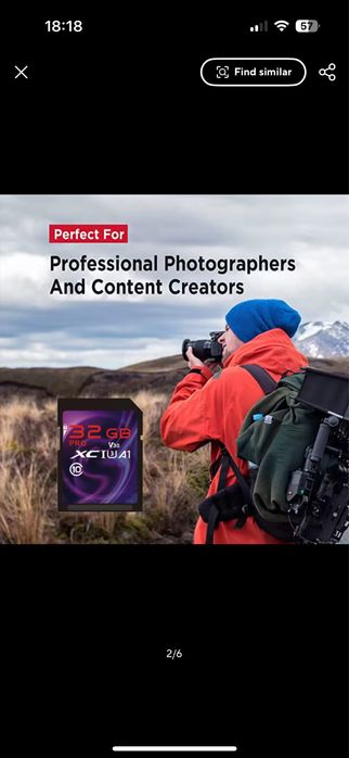 Cartão de memória 32 gigas