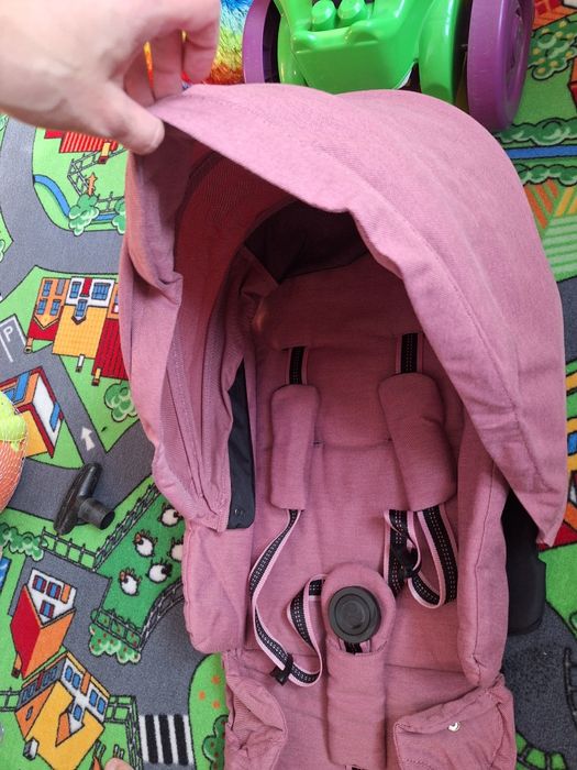 Różowa tapicerka cybex balios lux 2022 jak nowa