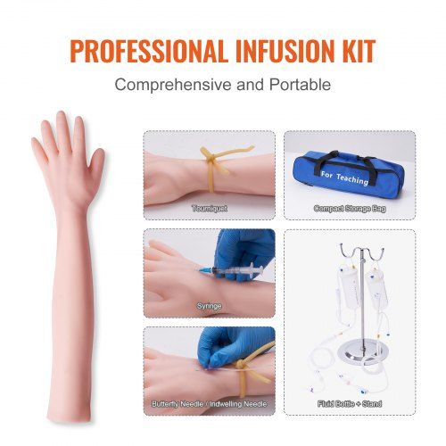 Kit de flebotomia , conjuntos de prática de braço de prática intraveno