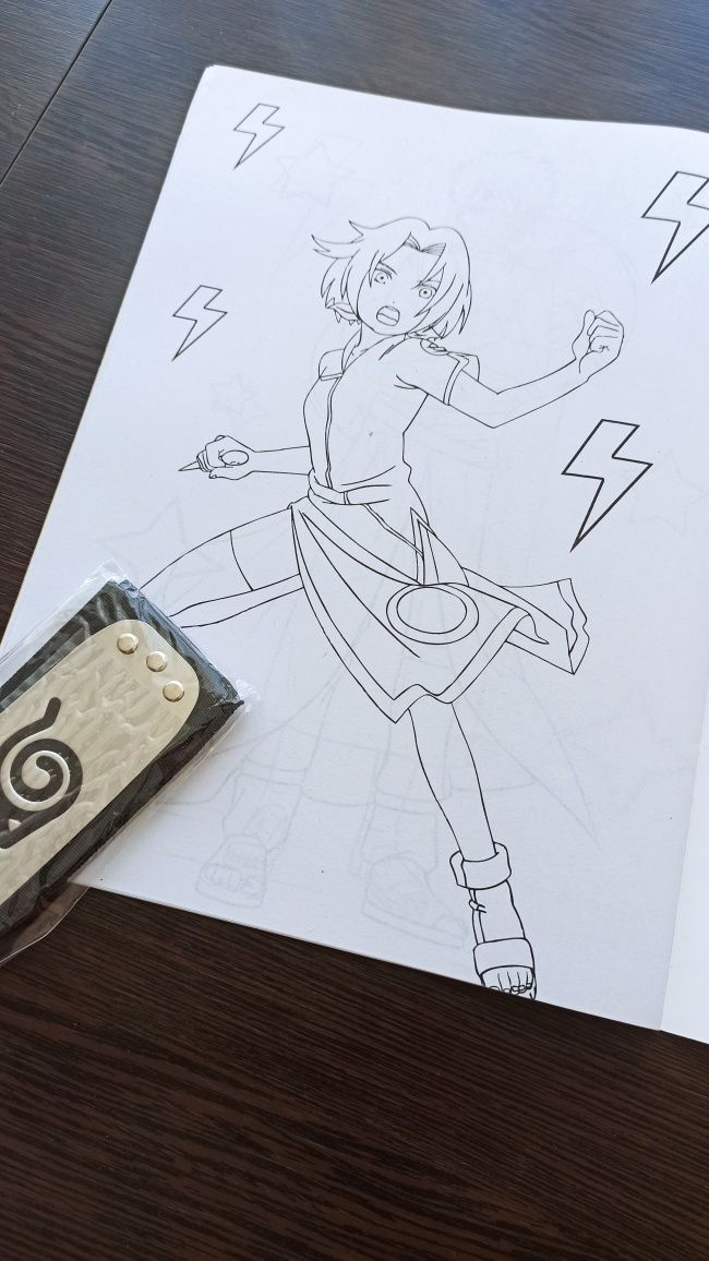Аниме Наруто наклейки раскраска anime стикеры мультики разукрашка