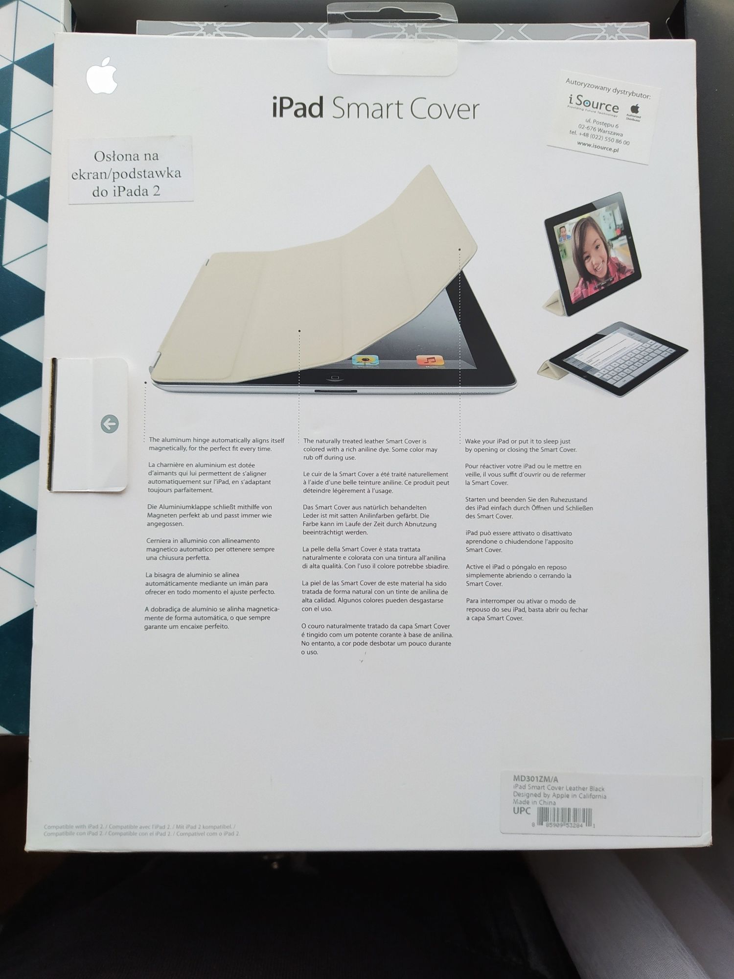Osłona na ekran podstawka Apple iPad 2 Etui oryginalne nowe
