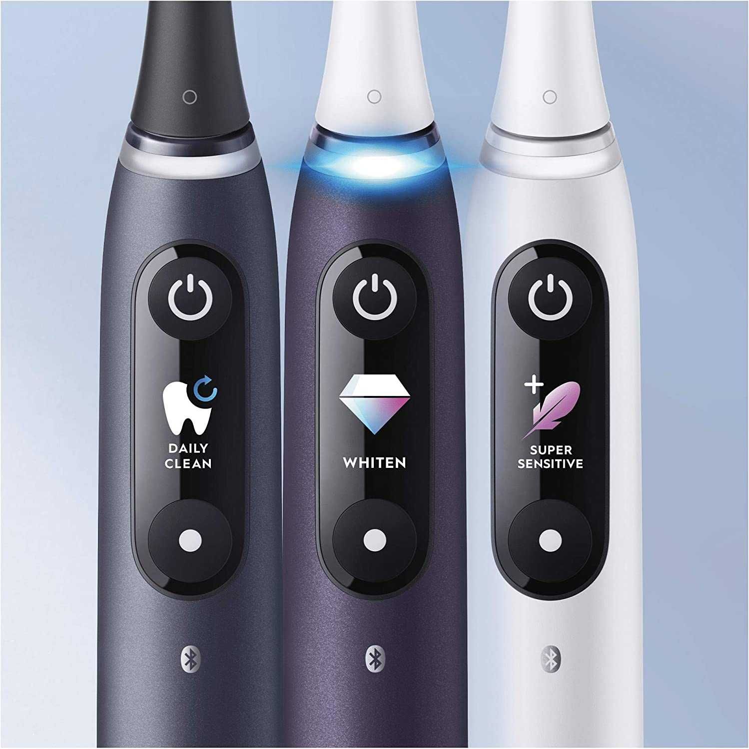 електричні зубні щітки набір Oral-B з 2 iO 8 фіолетовий/чорний