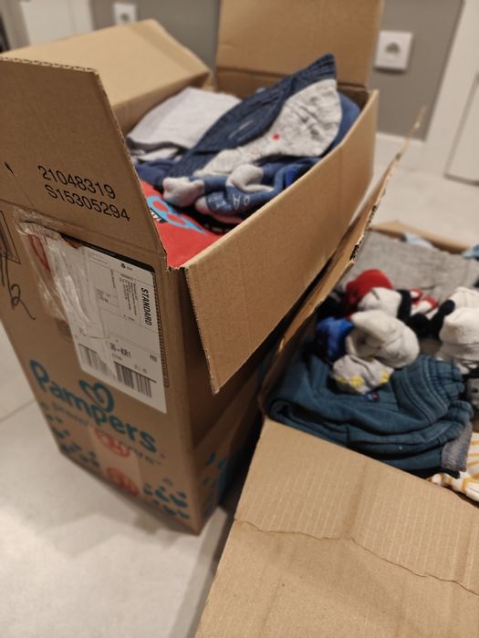 Karton ciuszkow 74-80 chlopiece