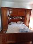 Móvel de quarto com cama