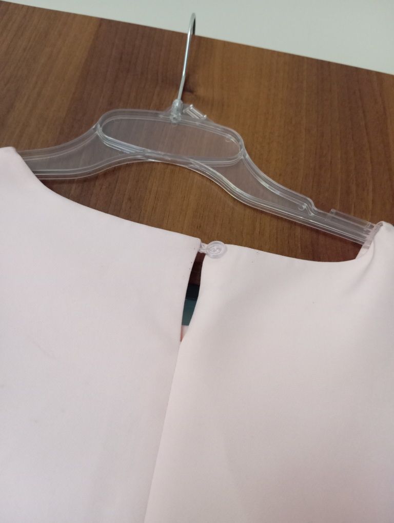 Różowa sukienka wieczorowa elegancka tanio cheap summer lato spring