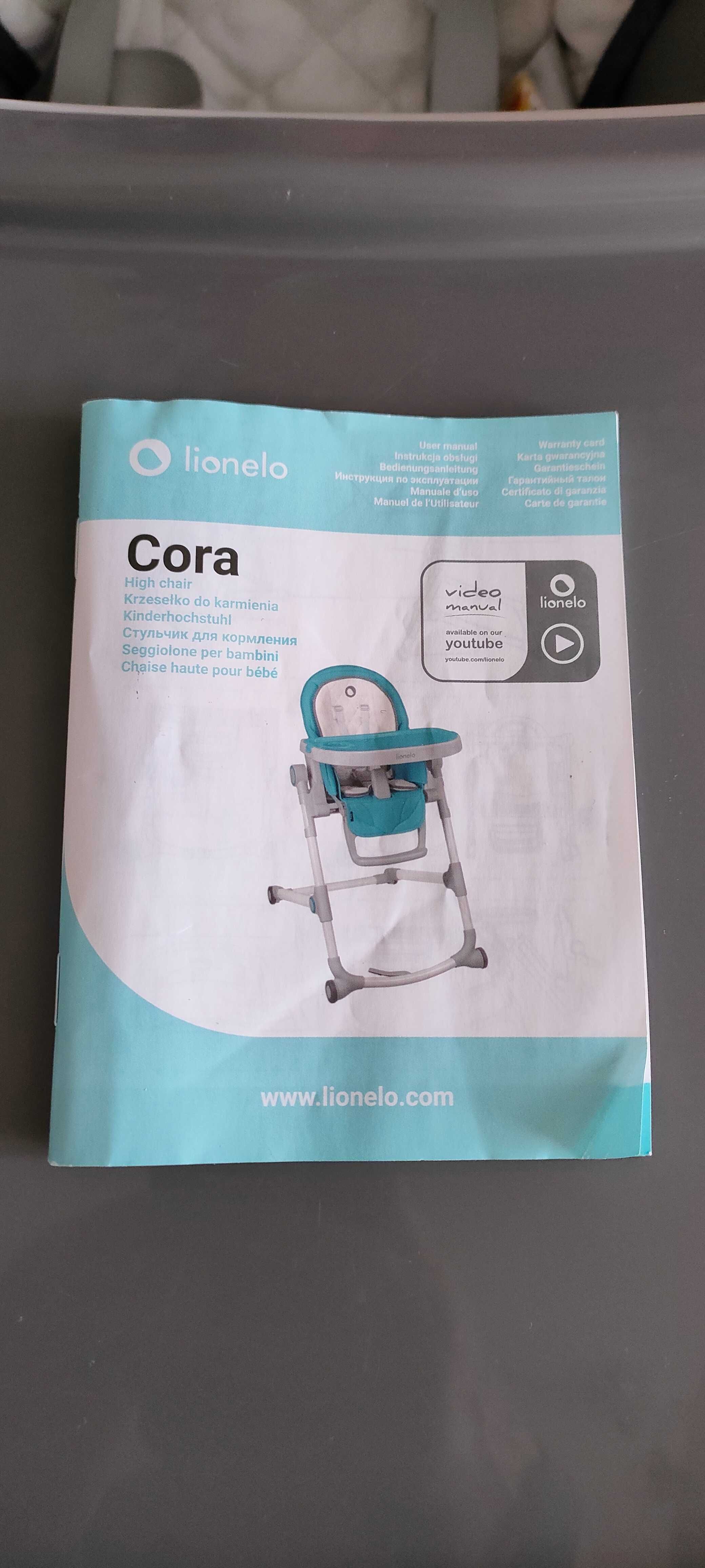 Lionelo Cora krzesełko do karmienia