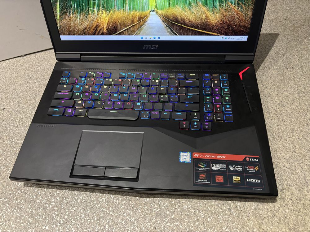 MSI TITAN Intel® Core™ i7 32GB RAM M2 512GB+1TB 17,3 120Hz GTX1080 8GB