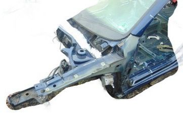 VW Passat B7 ćwiartka podłużnica lewa
