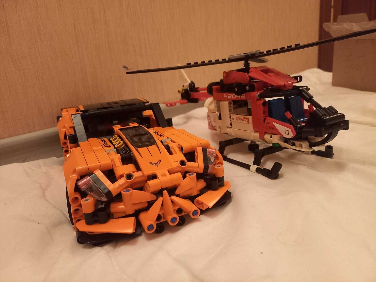 LEGO® Technic Corvette ZR1 (42093) + Вертоліт (42092) оригінал лего