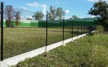 Ogrodzenie z siatki, siatka ogrodzeniowa 150cm ocynkowana + montaż