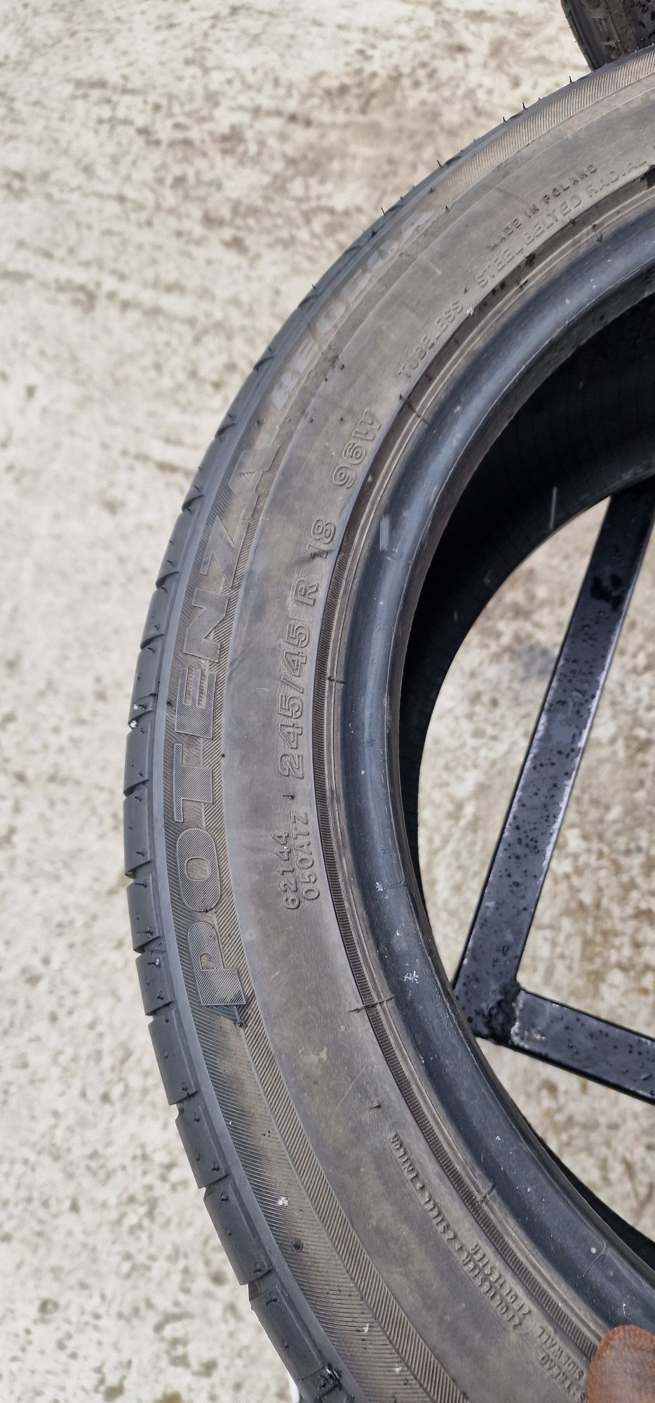 Літо 245/45/R18 6.7 мм 2шт Bridgestone Potenza Колеса Шини Склад