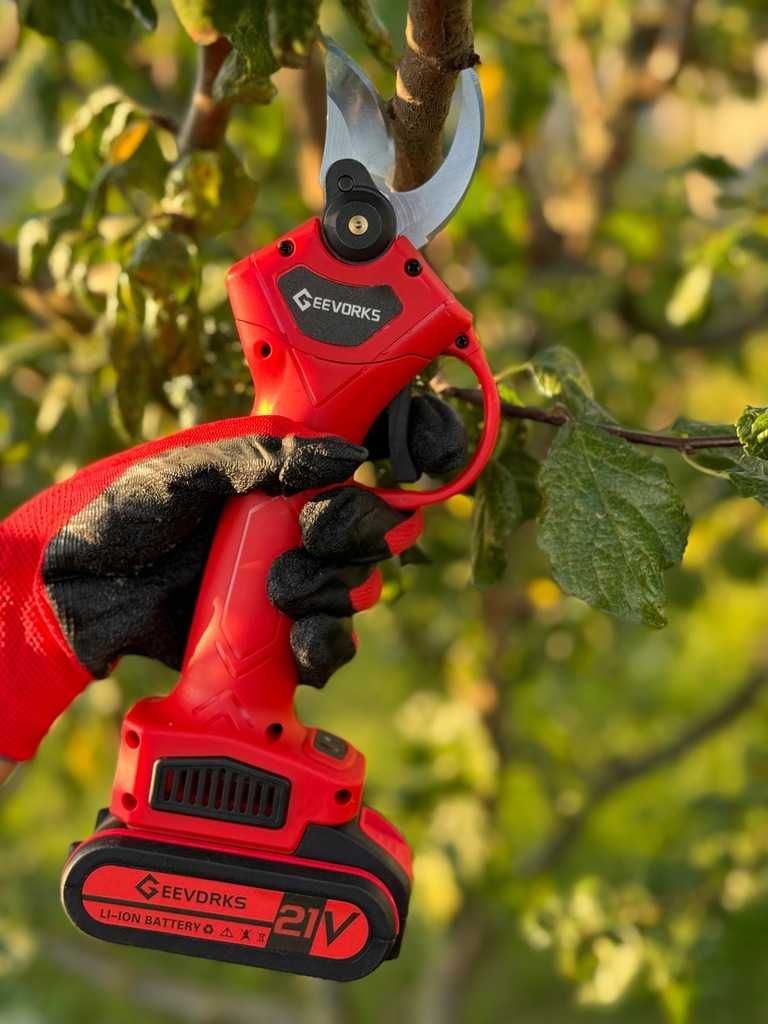 PIŁA elektryczna + NOŻYCE sekator AKUMULATOROWY do drewna 2x AKU 2.0Ah