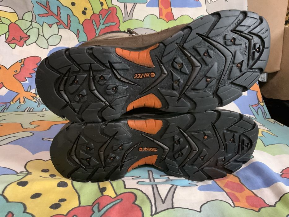 Зимние кожаные теплые термоботинки Hi-Tec. Размер 43, стелька 28 см