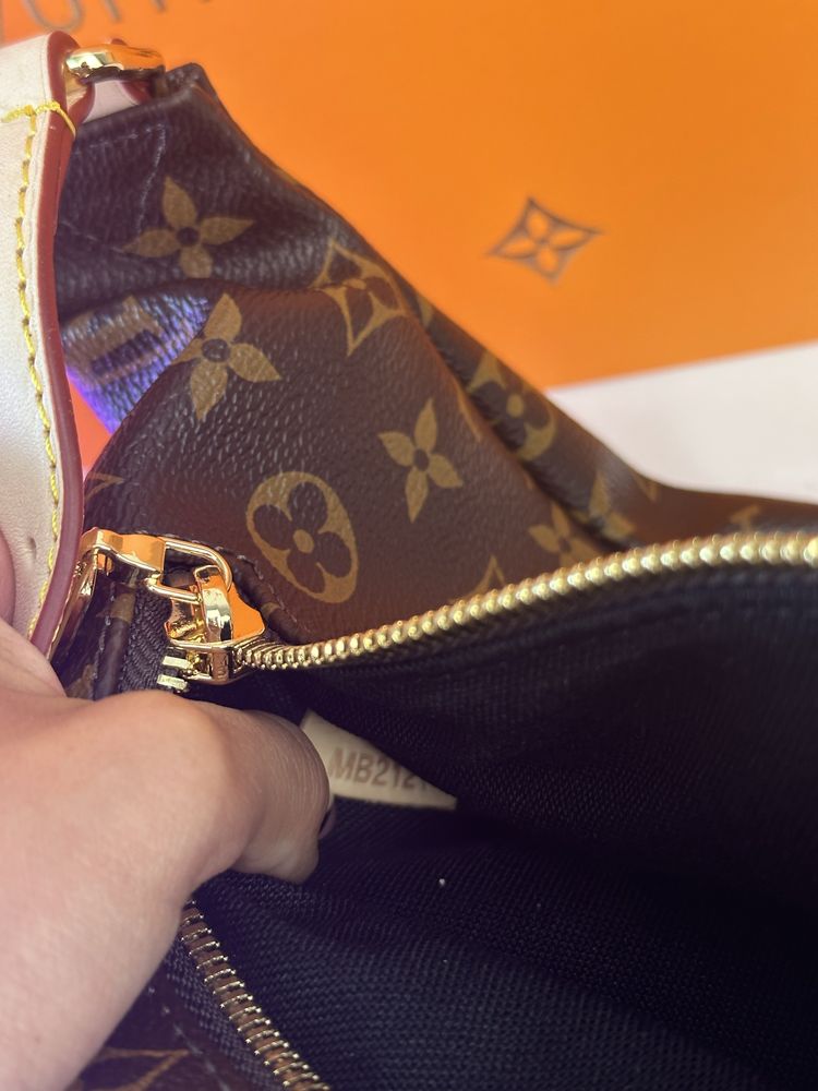 Nerka saszetka Louis Vuitton Bumbag biodrówka na pas na ramię skórzana