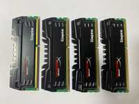 Оперативна пам'ять 4 штуки Kingston HyperX Beast DDR3 8Gb 2400MHz