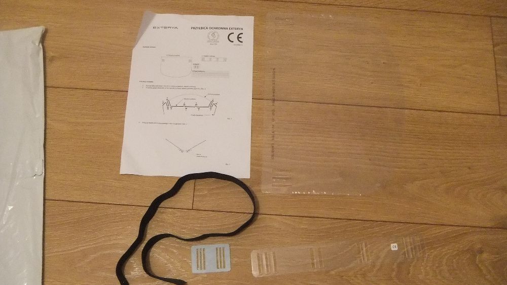 Przyłbica ochronna exterya, regulowana, maseczka. TANIA WYSYŁKA.
