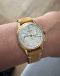 Zegarek Vintage Chronograf Szwajcarski Frasquita mechanizm Venus