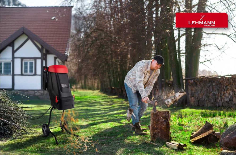 Mocny rozdrabniacz do gałęzi 3600W – elektryczny rębak z torbą GRATIS