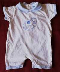 Rampers Sardon pajac dla chłopczyka 50-56  1 miesiąc piżama niemowlęca