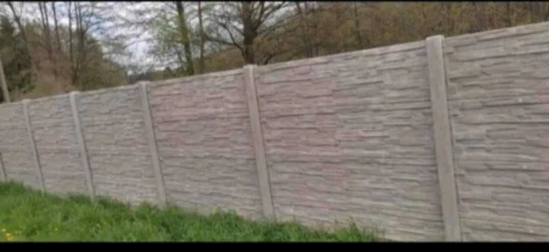 Płyty betonowe ogrodzenia betonowe