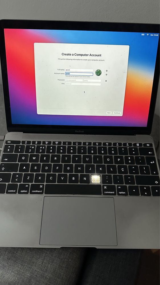 Apple MacBook portatil 12 polegadas 512 GB  8Gb RAM