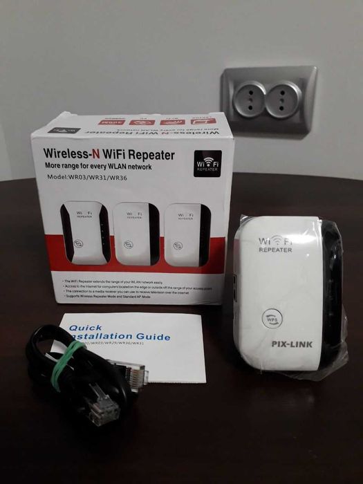 Вай Фай Репитер PIX-LINK WR03 Wireless WiFi Repeater