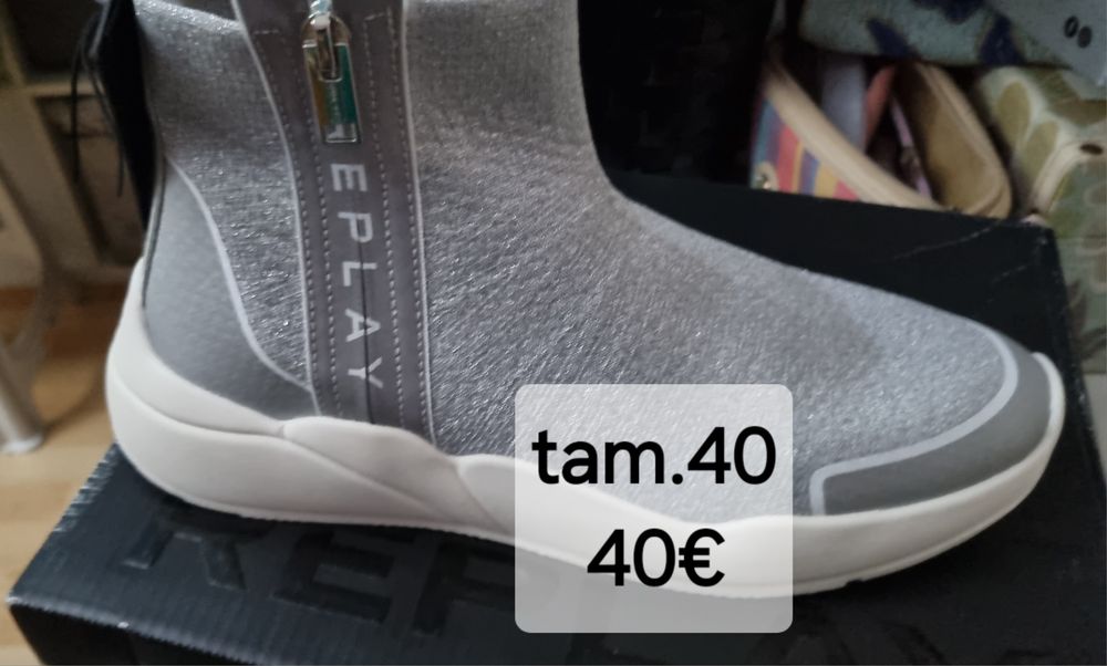 Tenis usados e novos