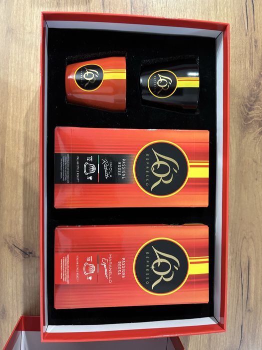 Zestaw kapsułki L’or espresso gratis filiżanki.