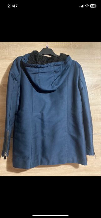 Granatowa kurtka camaeiu