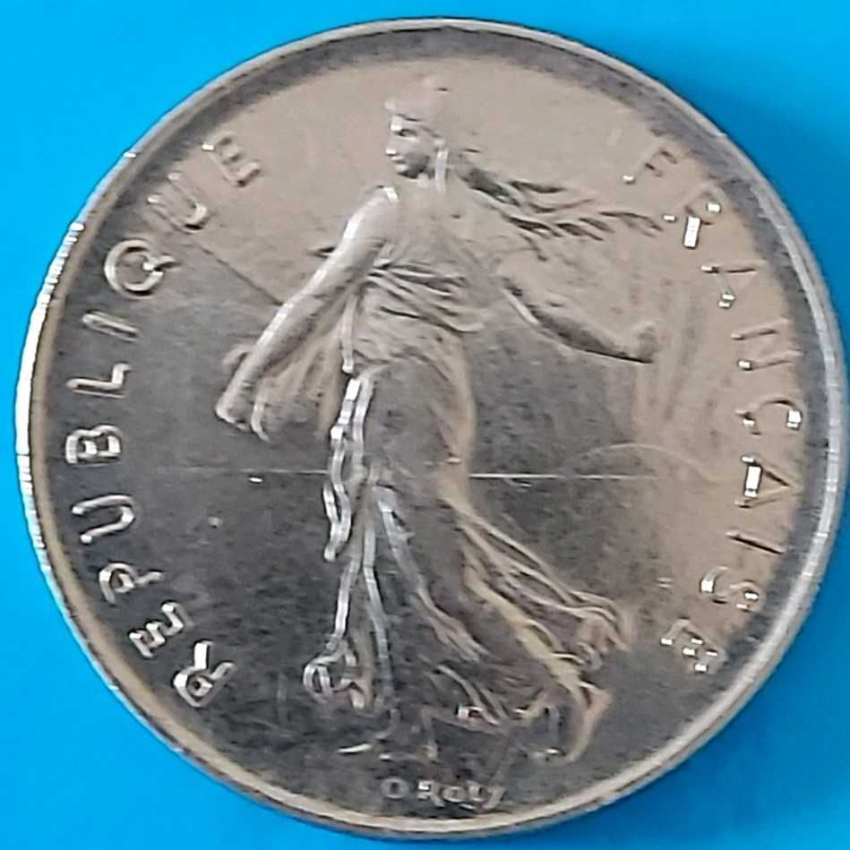 5 Francos de 1978, França, a Semeadora