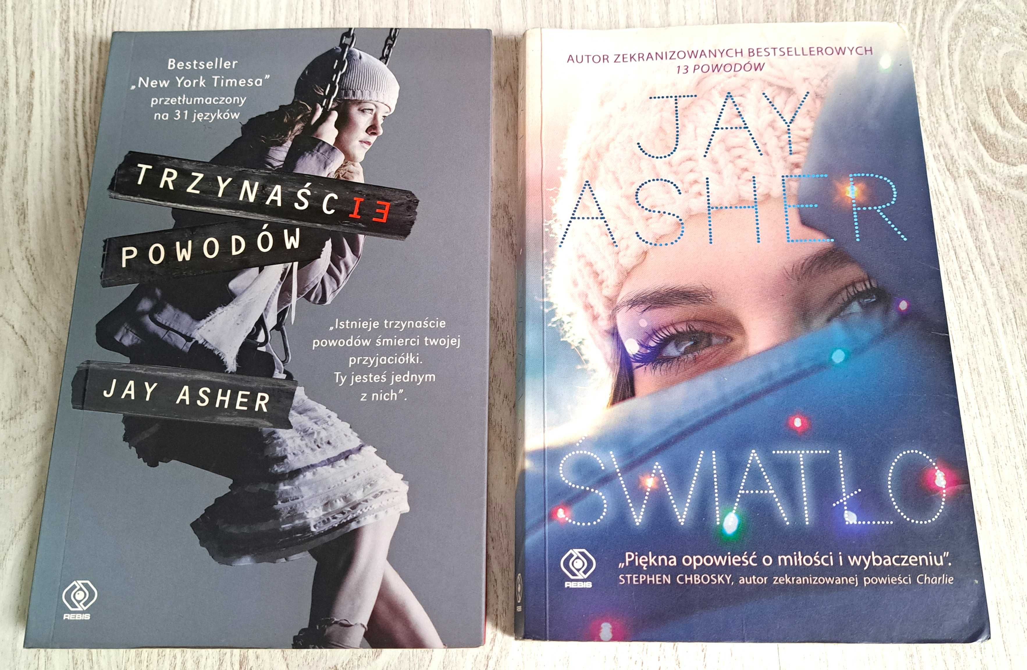 2x Jay Asher Światło + 13 powodów Trzynaście powodów