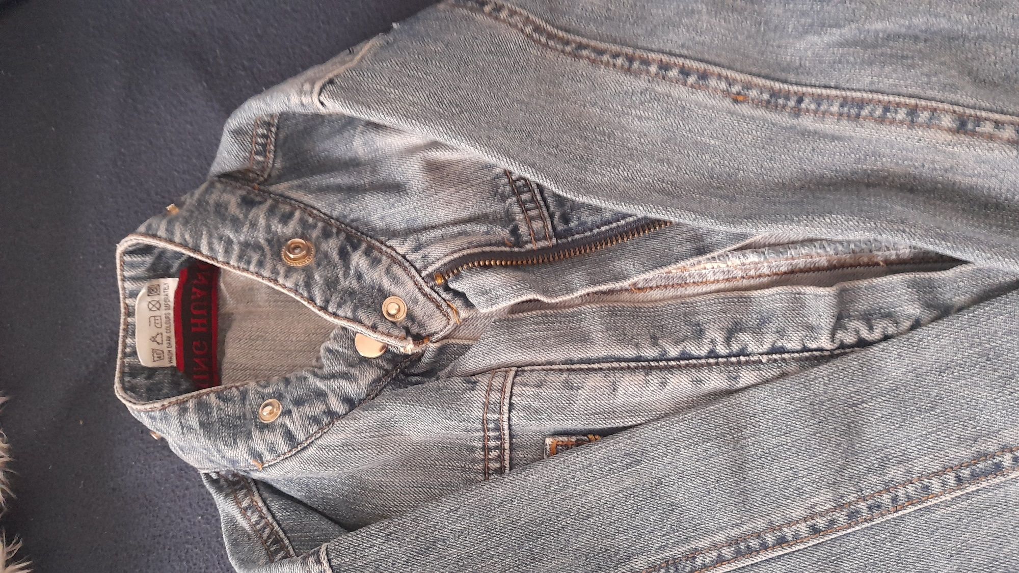 Kurtka jeans  rozm 134