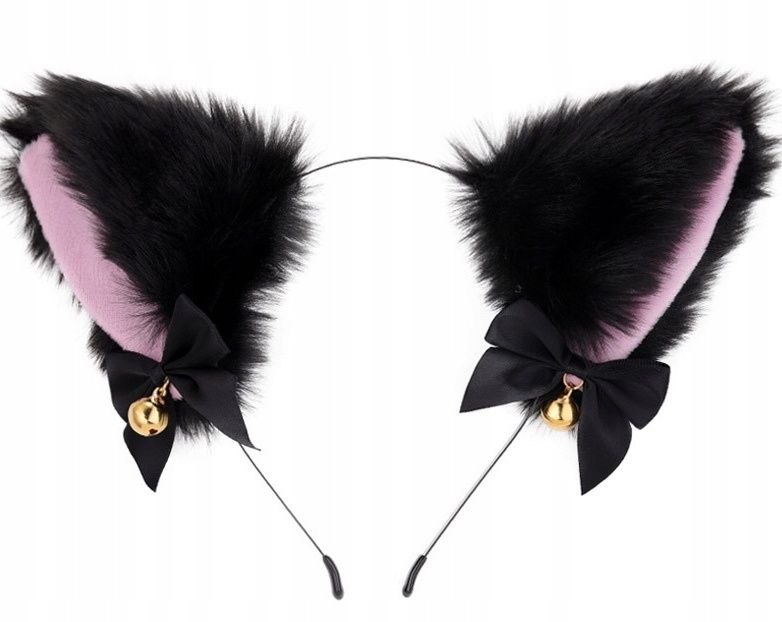 Kostium kota Kocie uszy opaska rękawiczki strój kota przebranie łapki