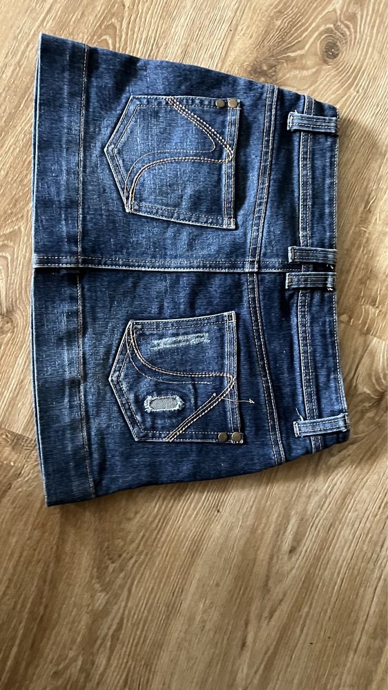 Mini spodniczka jeans dziewczynka 146-152 cm jak nowa c3