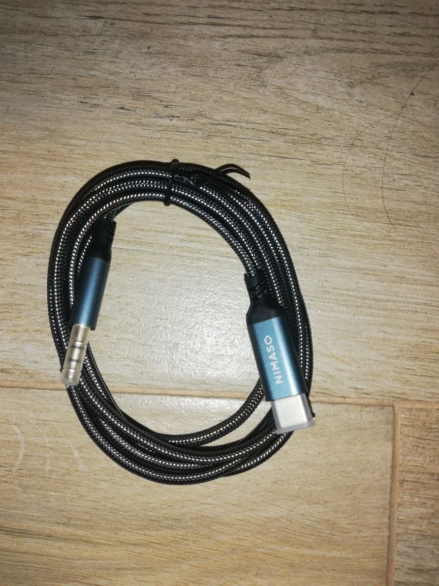 Nimaso Kabel USB C do 3,5 mm Audio Aux Jack 1,2 m