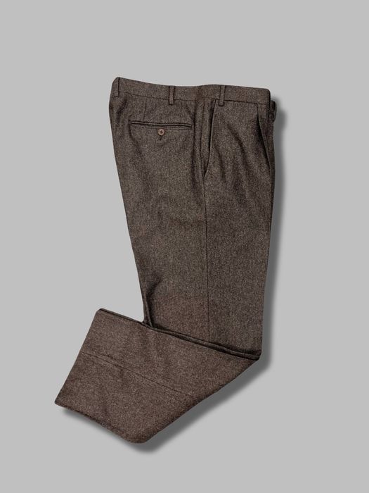 Брюки чоловічі з вовняної фланелі Canali zegna brioni suitsupply barba
