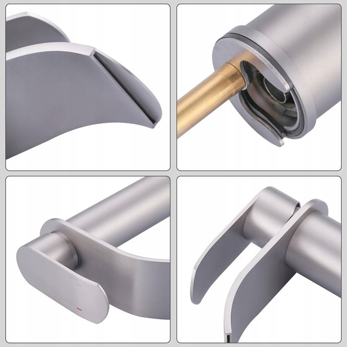 Bateria Umywalkowa Stojąca Arcora Srebrny