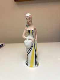grzybiarka - porcelanowa figurka Ćmielów z lat 60-tych