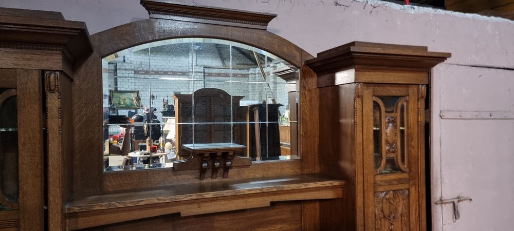 Kredens Secesyjny Dębowy