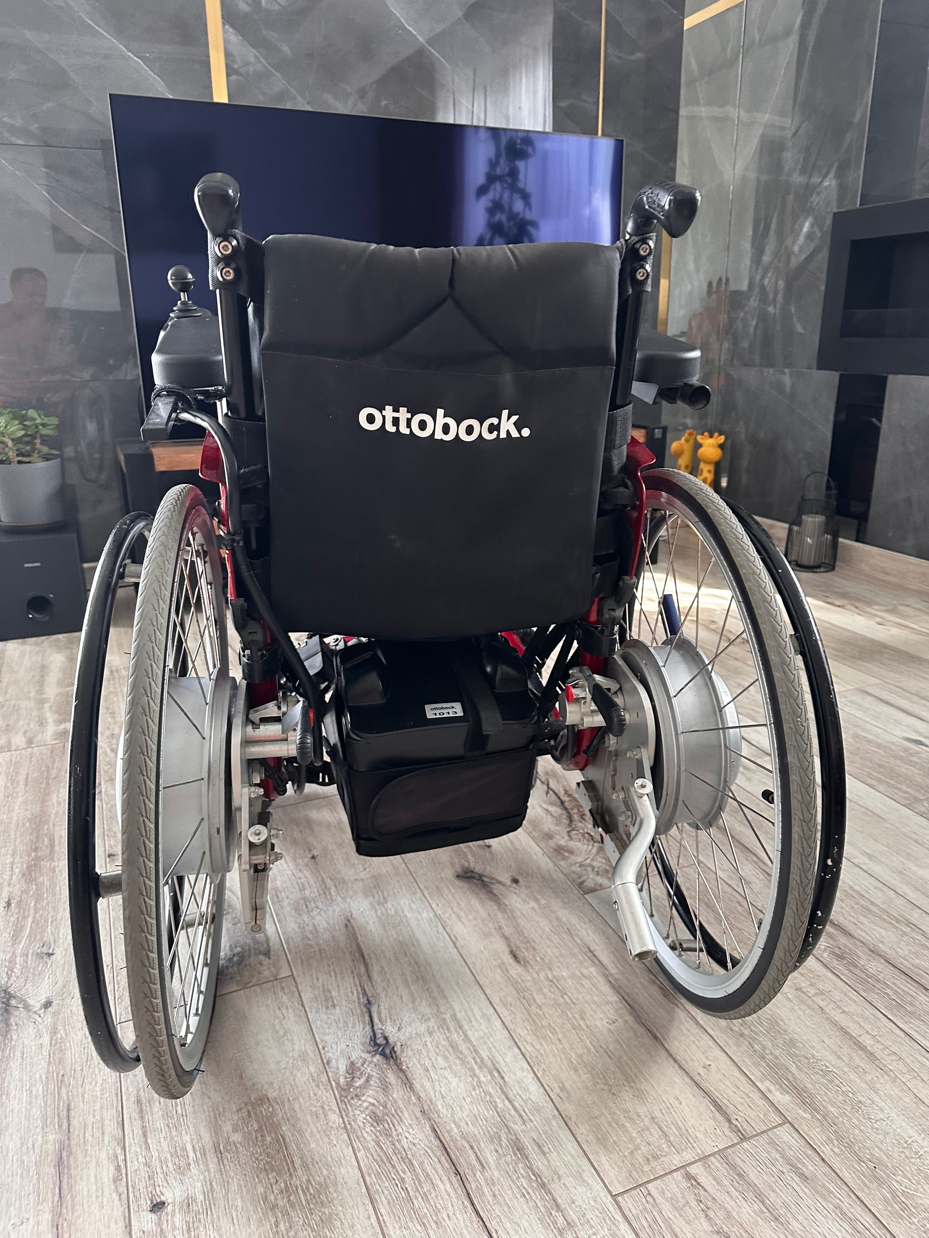 Wózek inwalidzki elektryczny, ultra lekki, mobilny, ottobock + z50