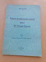 Raro CÂNDIDO DE OLIVEIRA Selecionador Nacional Relatório 1935c/Espanha