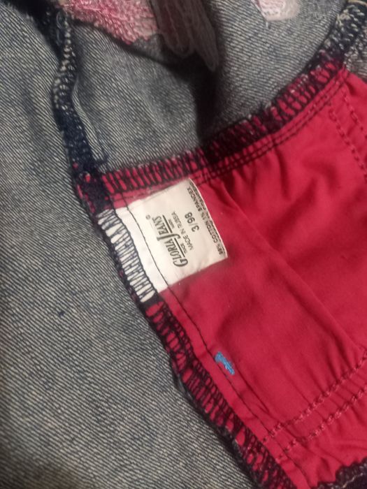 Джинсова куртка для дівчинки