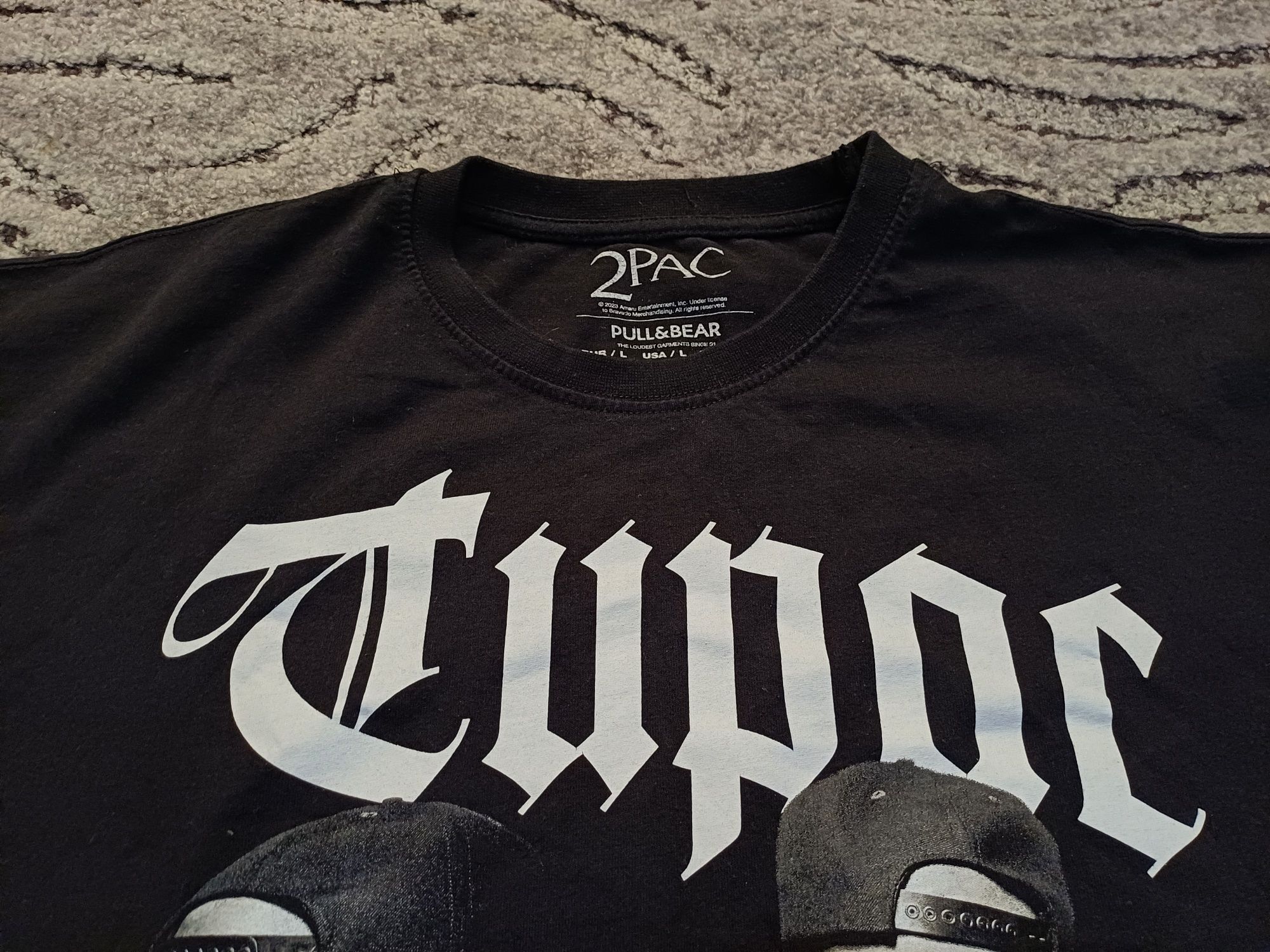 T-shirt Tupac koszulka 2pac All Eyez On Me bdb stan M hip hop UNIKAT