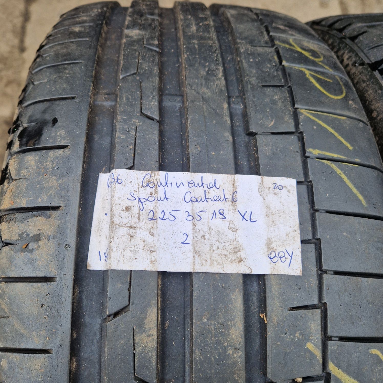 225/35/19 225/35R19 Continental 2018 lato