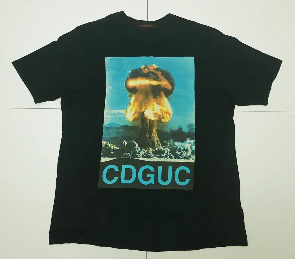 cdg x undercover nuclear explosion tee