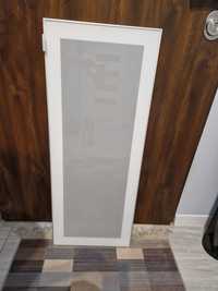 Drzwi szklane mleczne do kuchni Metod 40x100 IKEA
